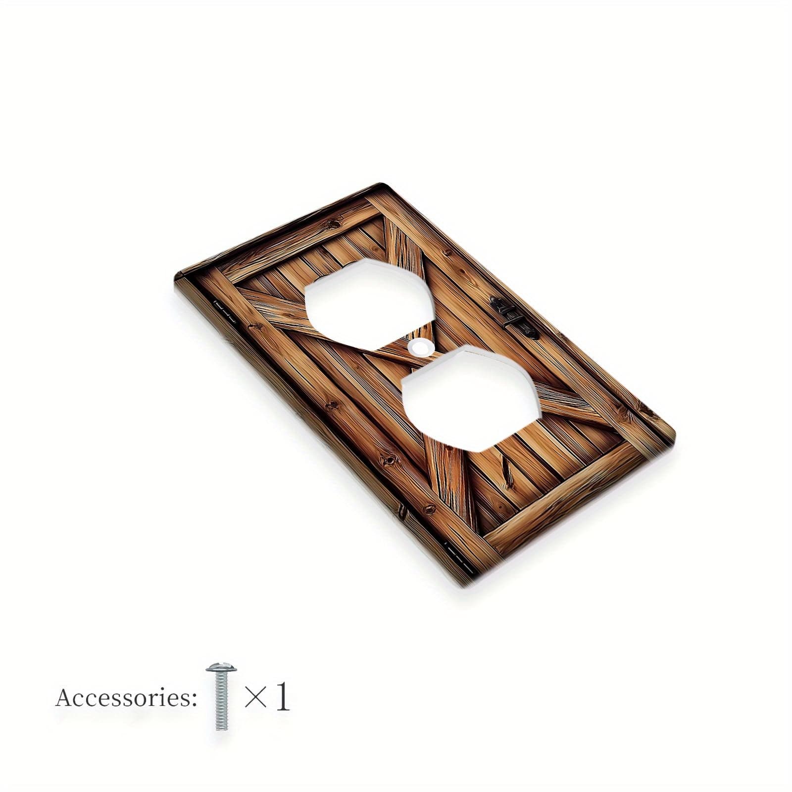 TEMU Chic Porch Light For Switch Cover - 1 Gang, Wall Panel Plate For Home Decor In Bedroom & Living Room