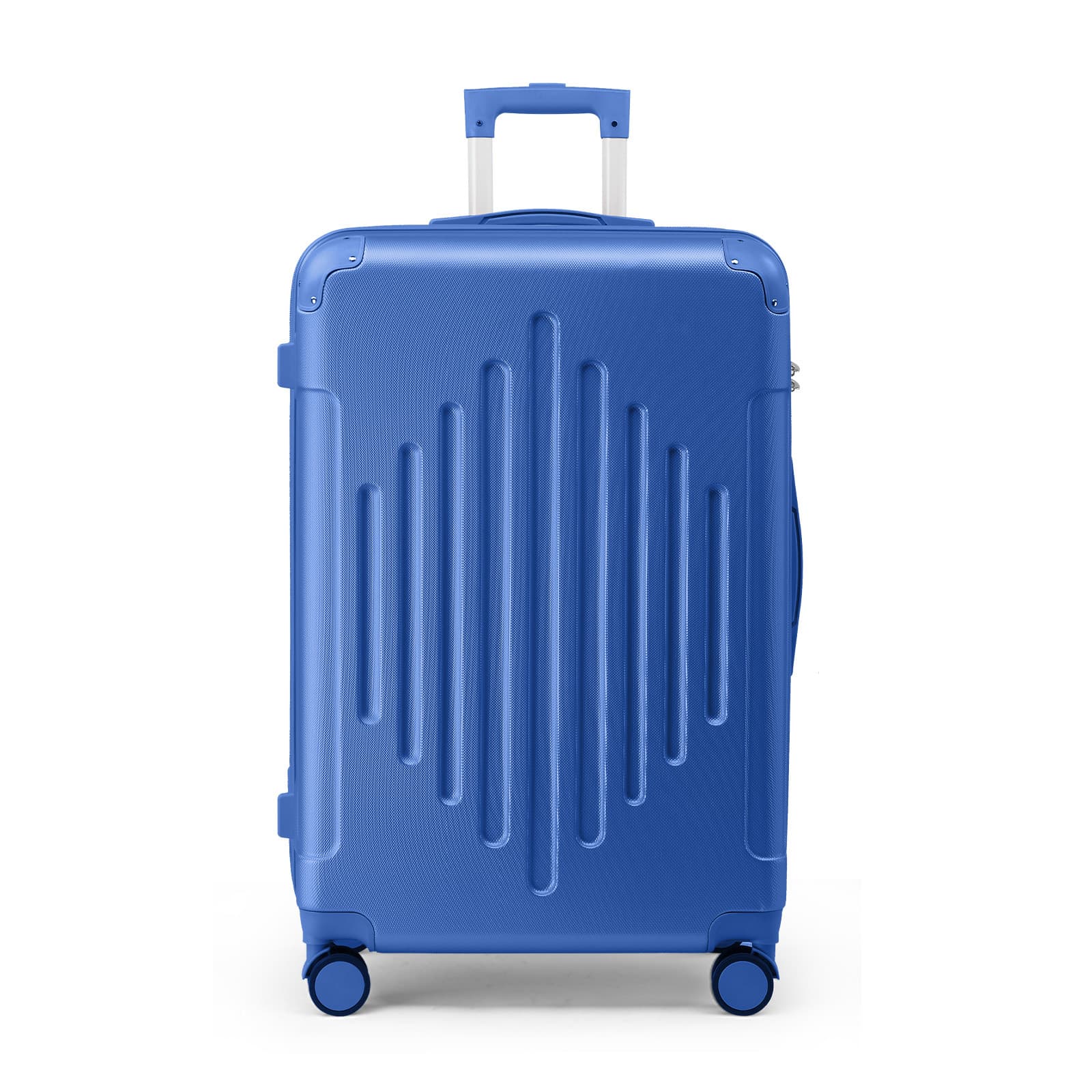TEMU 5/1pc Luggage Set With Corner Protectors, 12/16/20/24/28 Inch Hardshell Spinner Suitcases, , Lightweight Large Capacity Checked And Carry-on Baggage For Travel, Business And Vacation