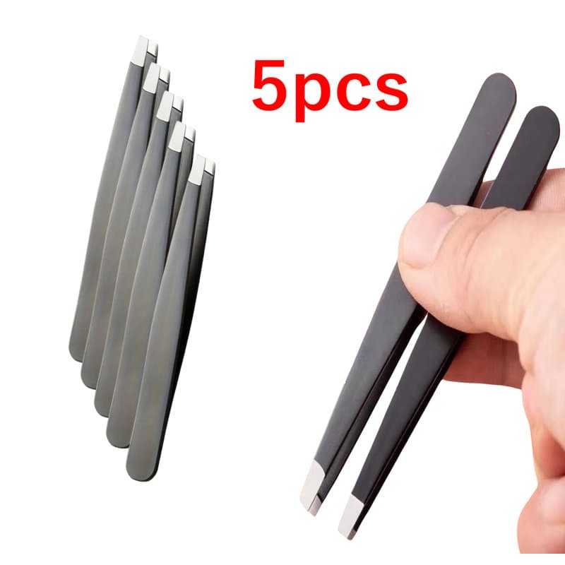 TEMU High-precision Eyebrow And Eyelash Tweezers With An Ultra-thin Design, Perfect For Removing Blackheads And Shaping Eyebrows And Beards For Men And Women