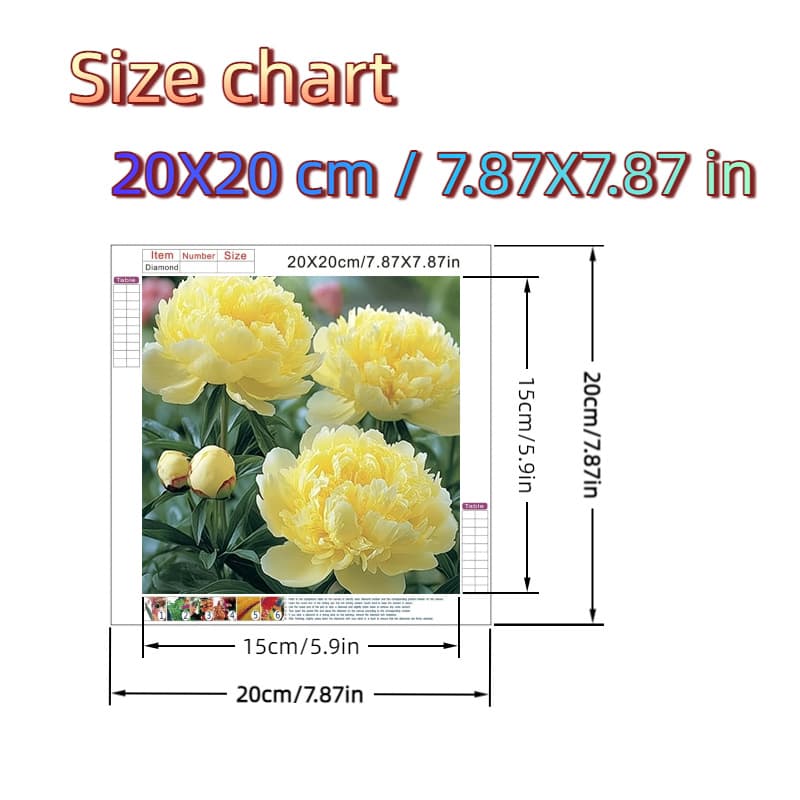 TEMU Yellow Diamond Painting - Diamond Mosaic Craft Suitable For Desktop/table/wall Decor, & Small Diy Suitable For Home Decoration, Luxury Handmade Gift For,, Holiday Party - Art