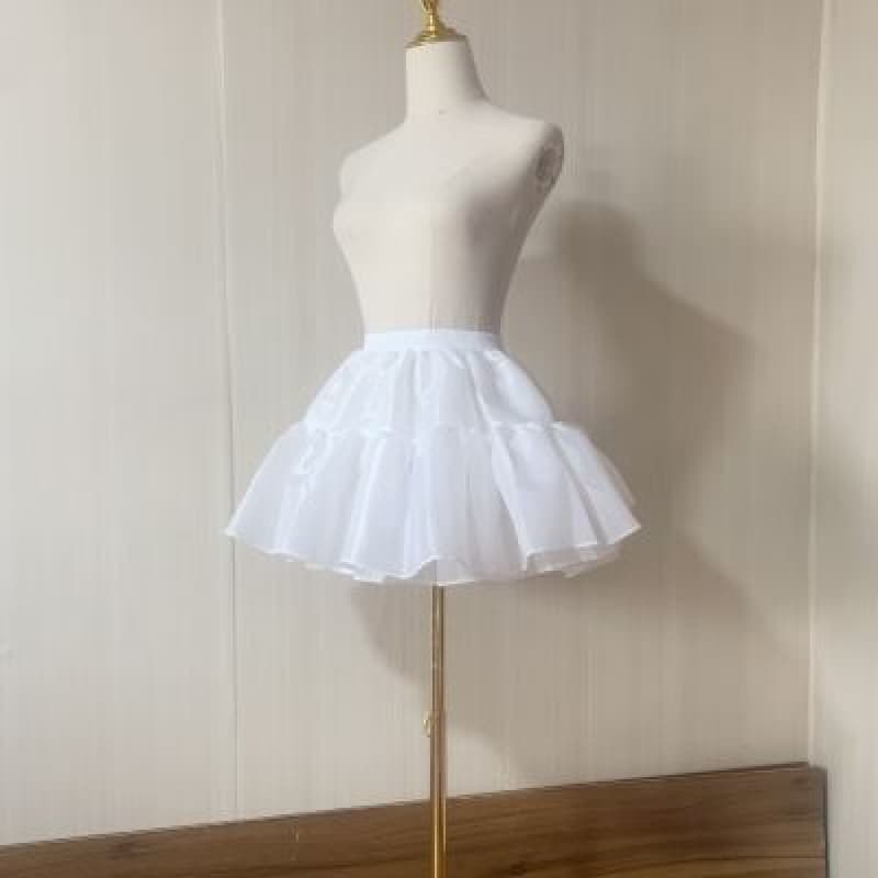 TEMU Short Petticoat Skirt Support Daily Boneless Tulle Petticoat Suitable For Cosplay