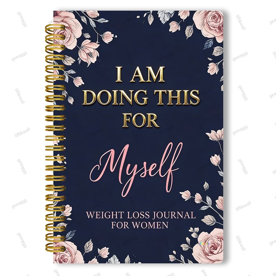 TEMU Weight Loss Diary And Fitness Plan Book, Weight Loss Strategies, Daily Activity Records, Spiral Binding. Fitness Diary, Diet Monitoring, And Exercise Plan For Home Use. For Men And Women