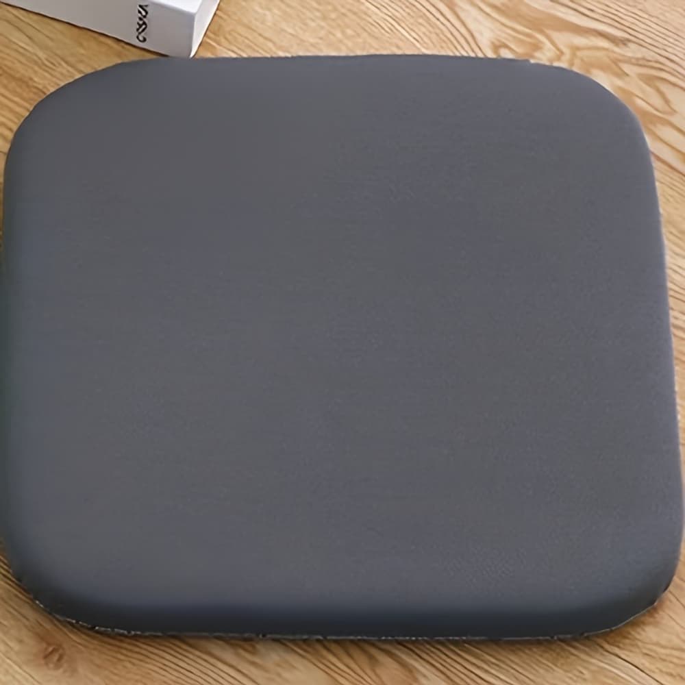 TEMU Oversized 17.72 Inch Ergonomic Seat Pad Made From High-density Pu Foam, Featuring A Non-slip Bottom, Washable Ventilation Cover, And Support Ideal For Office Chairs And Car Seats