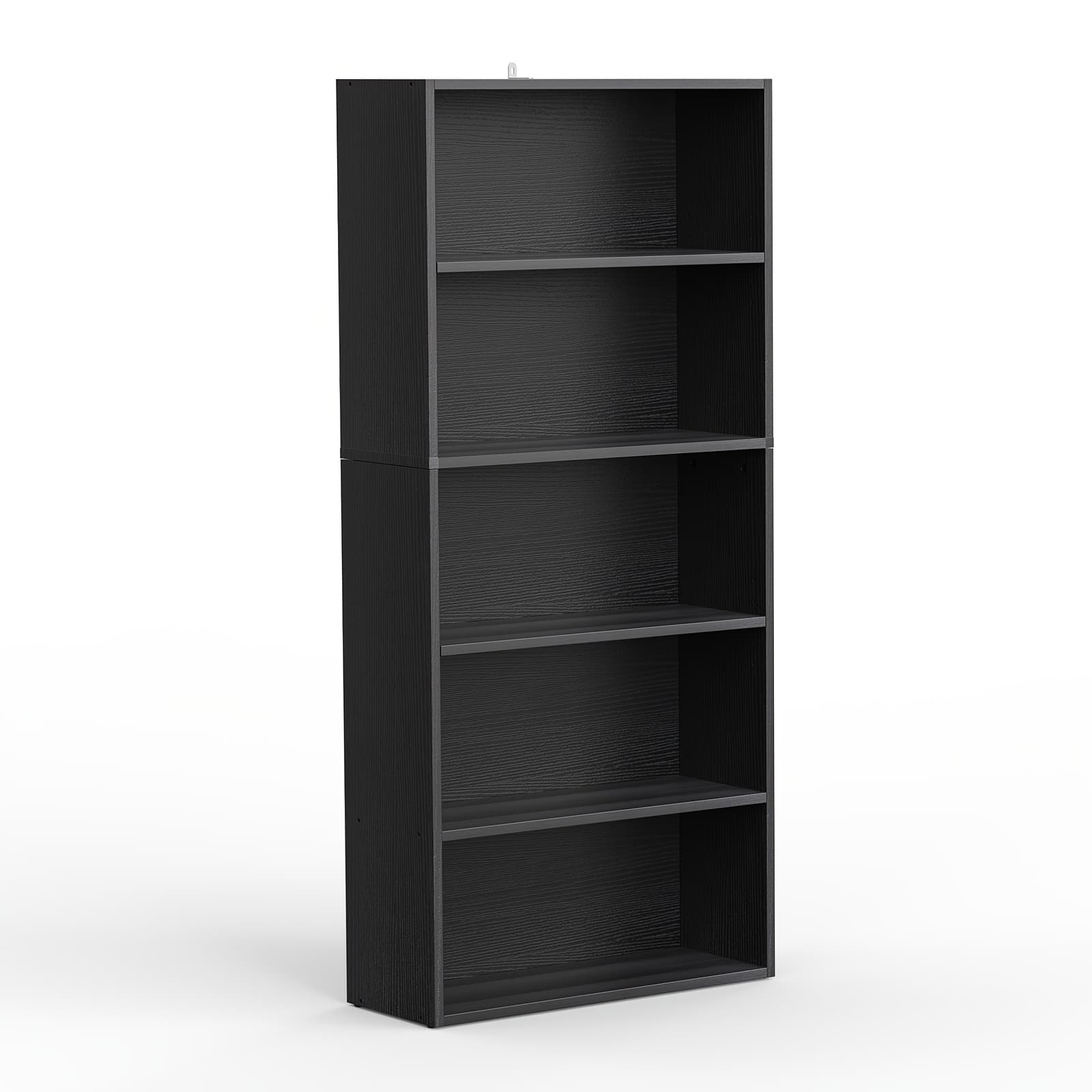 TEMU 5/6-tier Floor-standing Bookshelf Organizer - Multi-functional Open Shelf For Books, Decor & Cosmetics | Space-saving Storage Unit For Home Office, Living Room & Bedroom | Modern
