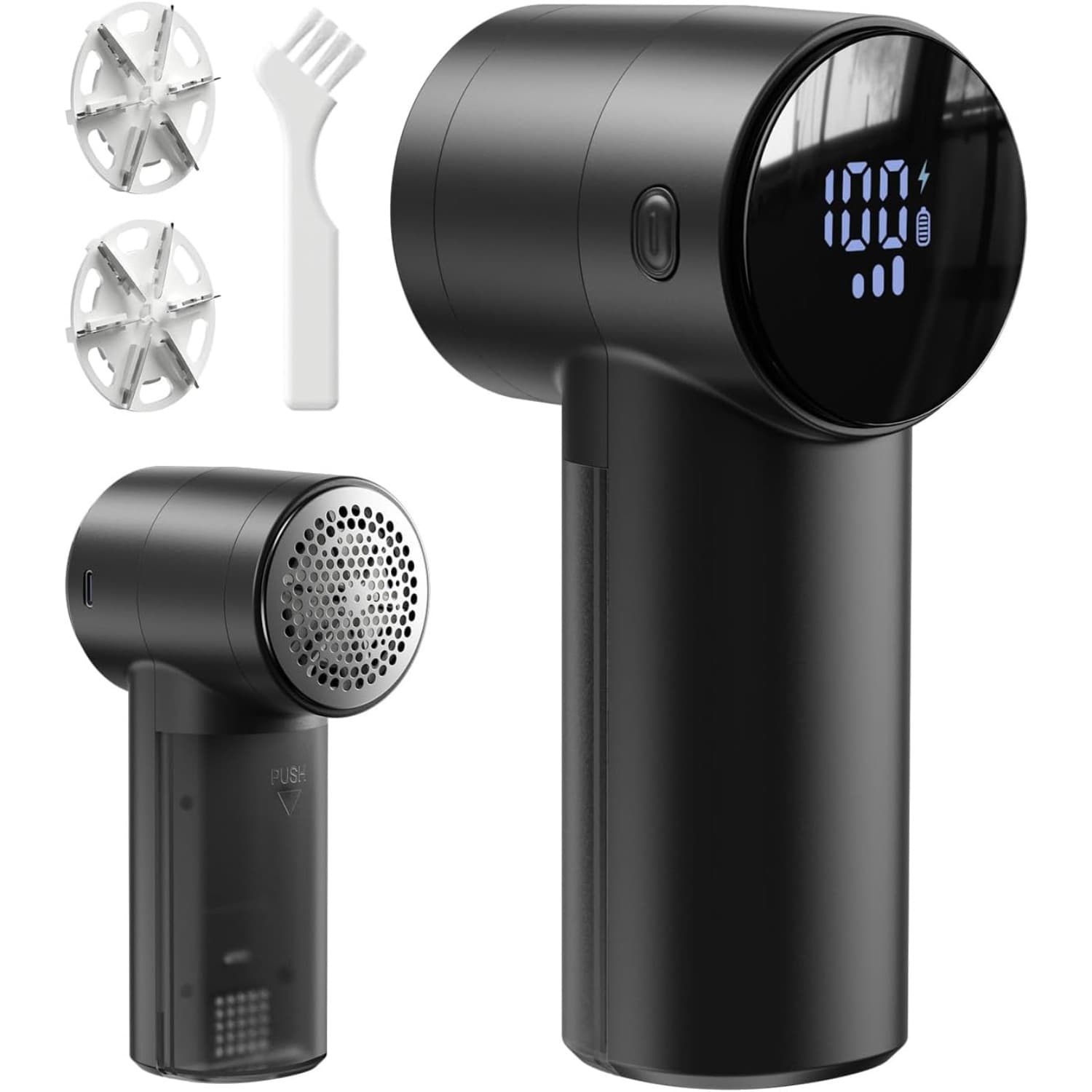TEMU Electric Lint Remover And Fabric Shaver, Rechargeable Clothes Shaver For Sweater Furniture Couch, 3-speed Pill Remover Defuzzer To Remove Fuzz Pilling From Blanket Jacket