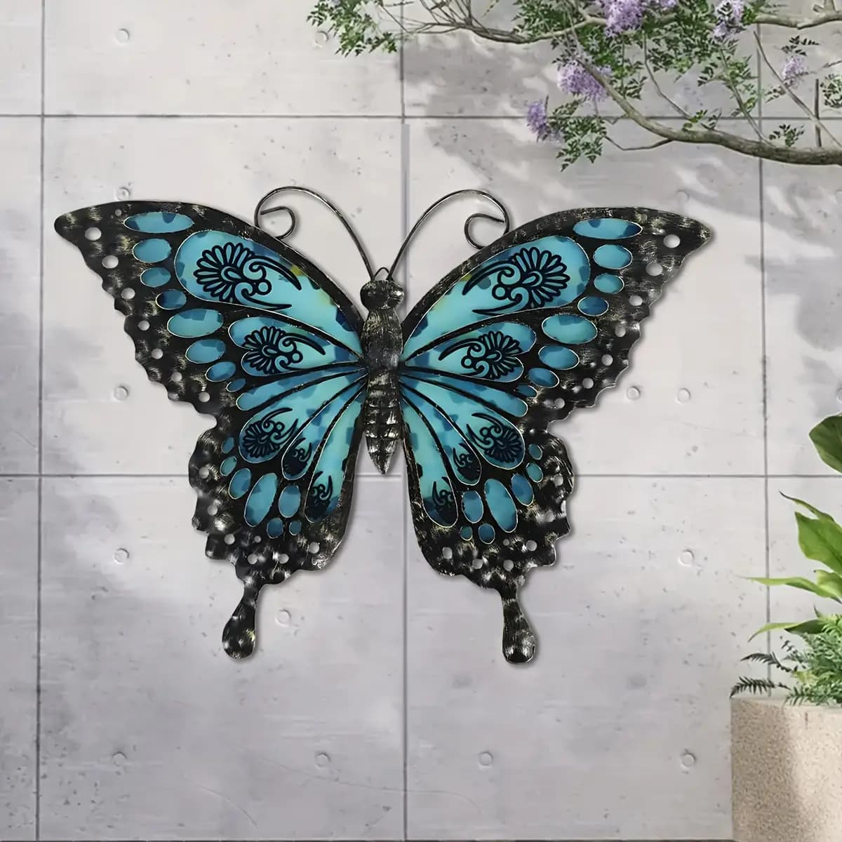 TEMU 1pc Colorful Metal Wall Decor, Colorful Door Wall Sign, Farmhouse Bedroom Kitchen Wall Decor, Living Room Office Home Decor, Outdoor Porch, Deck, Gift, Metal Artwork, 15.74 Inch Size