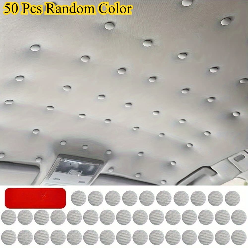 TEMU 50pcs Car Roof Liner Clip Kit, Universal Quick-install Fasteners For Headliner Repair, Automotive Interior Fix Set, Eliminates , Ideal Easter Gift . - Claim Gift(random Color)