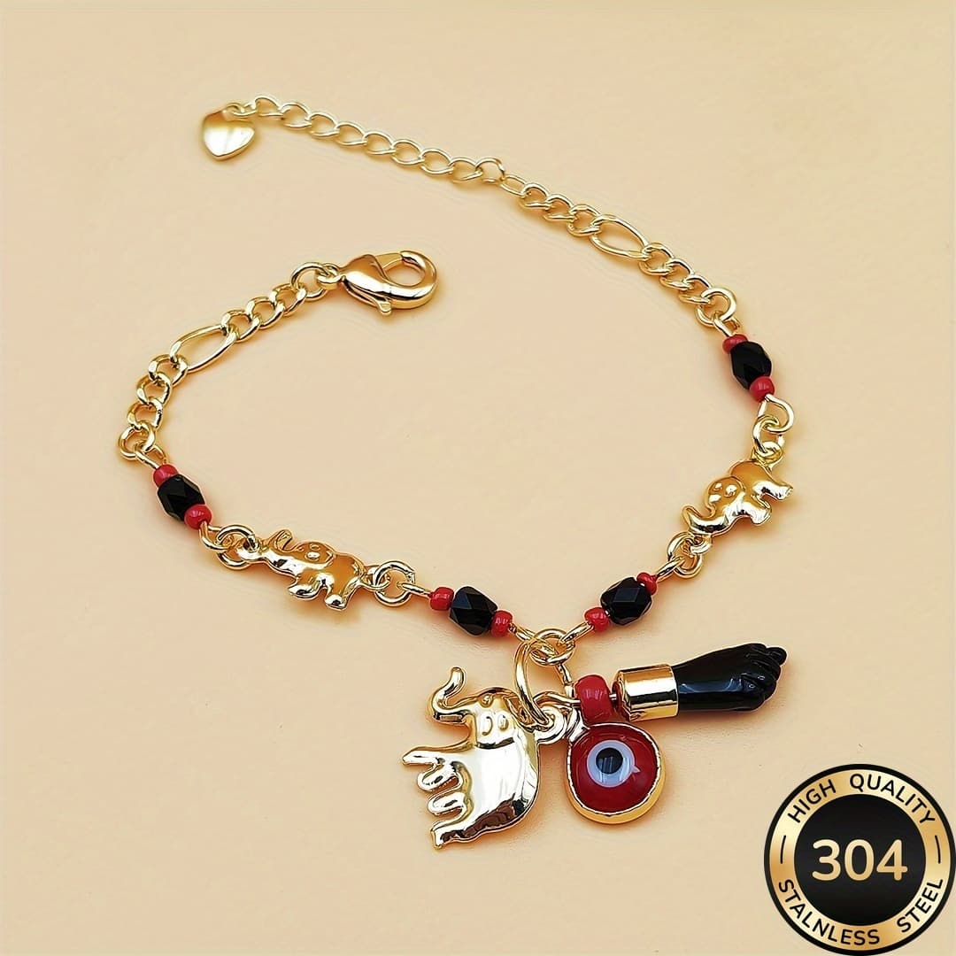 TEMU Women's Bracelet - Cute Elephant , Simple Elegant Wrist Accessory For Valentine's Day Gift, Teacher's Day, Graduation, Wear For Girlfriend Or Teacher ()