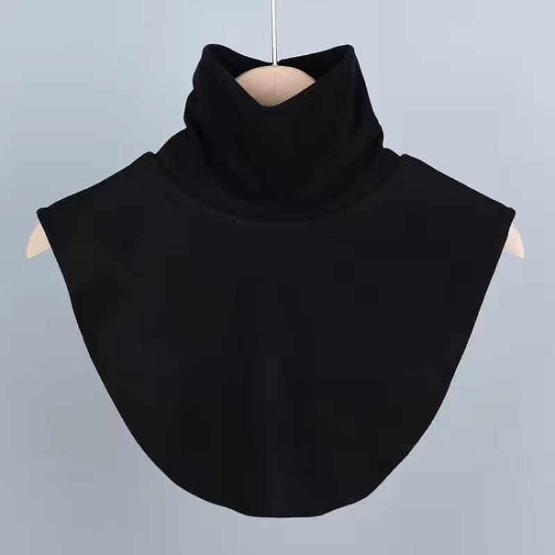 TEMU Women's Winter Fleece Turtleneck Detachable Collar Thermal Neck Thermal Underwear Collar