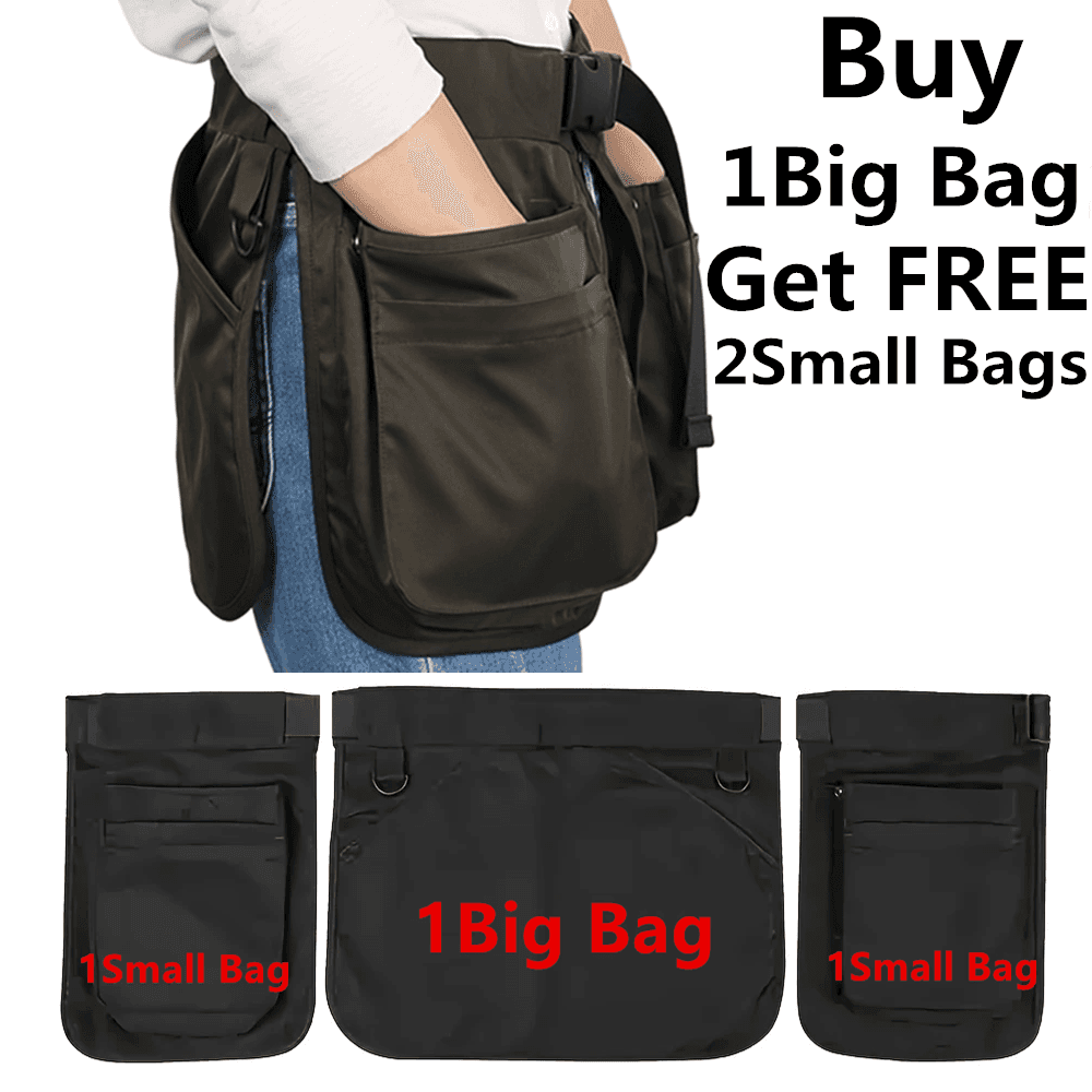 TEMU Bag+ Free 2small Bags, Removable Waist Bag With Multiple Pockets And Zippers, Camping, Hiking, Outdoor Shooting Activities, Travel, And Daily Work Sports