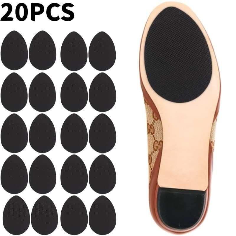 TEMU 20pcs Rubber Anti-slip Shoe Pads, For Shoes, Boots, Jewelry And Watch Additions - Non-magnetic