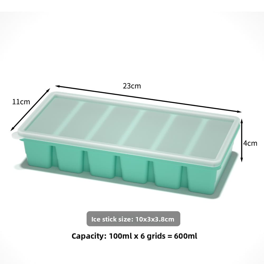 TEMU 1pcs/2pcs/3pcs Silicone Freezer Molds, 600ml Soup Capacity - Leak-proof, High Temperature Resistant, Stackable, Suitable For , , And Meals, With Lid Household Ice Storage Box