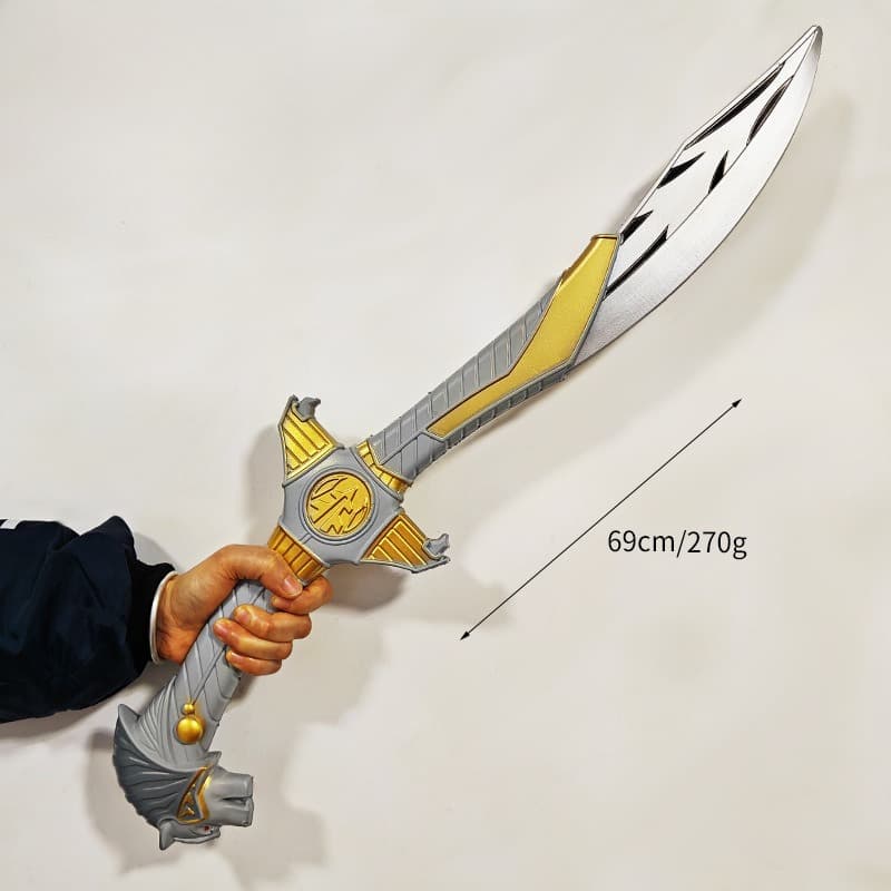 TEMU Animation Game Merchandise Props Sword Without , Polyurethane Sword Replica Model Ornament, Length 27.56 Inches Suitable For Cosplay Shooting Props, Fun Gifts For