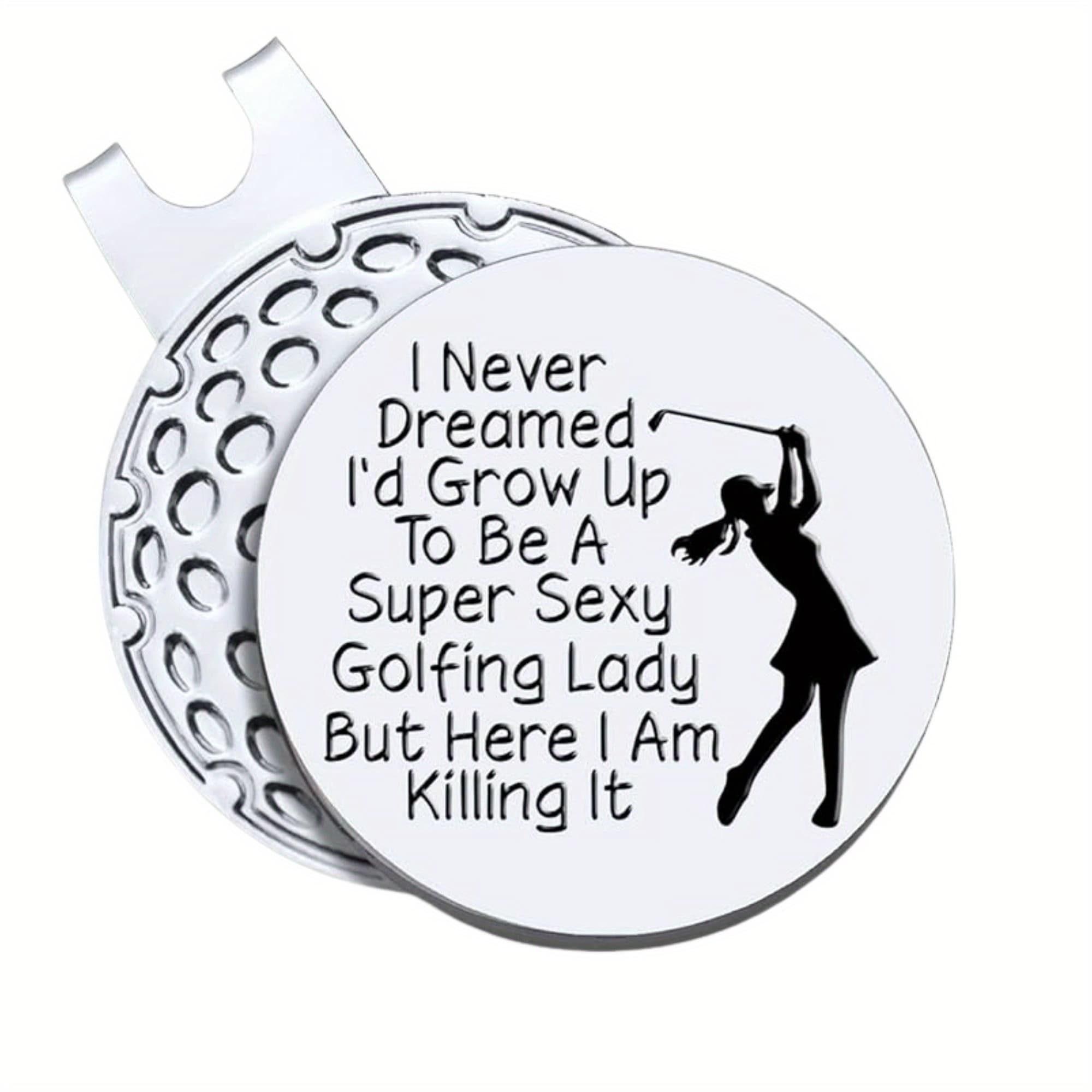TEMU I Never I D To Be A Golfing Lady Golf Ball Marker Funny Golf Gift For Woman