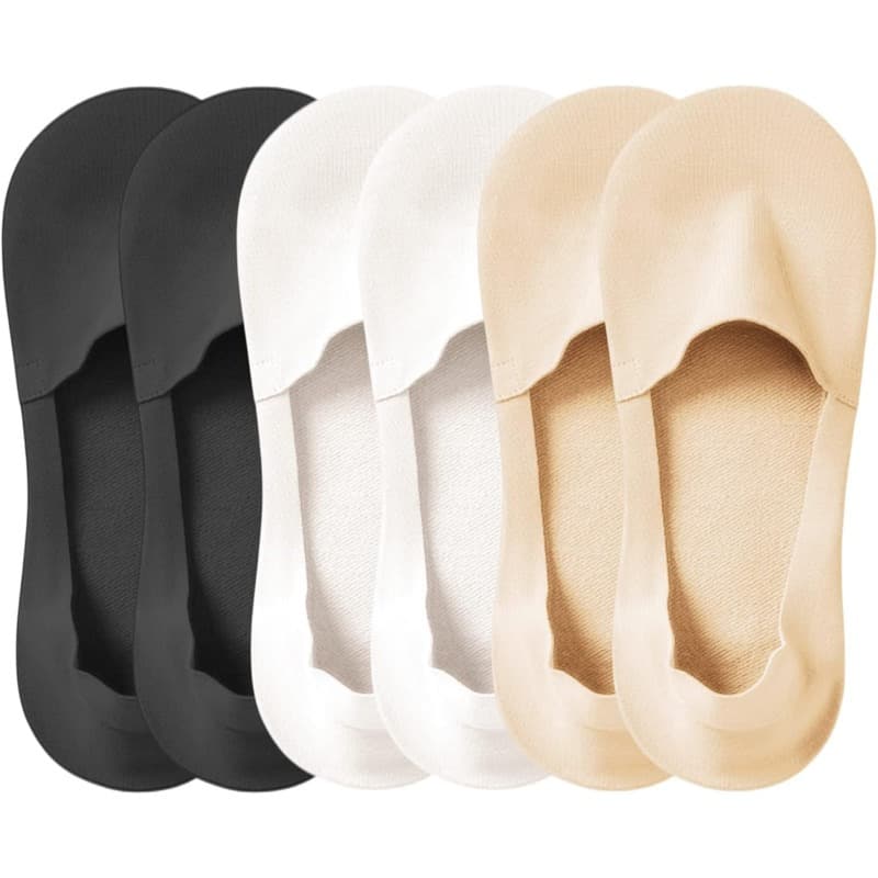 TEMU 1 Pair/3 Pairs Of Women's Boat Socks, Summer Ultra-thin Invisible Anti Slip And Non Falling Heel, Shallow Mouth Ice Socks For Women's Short Socks