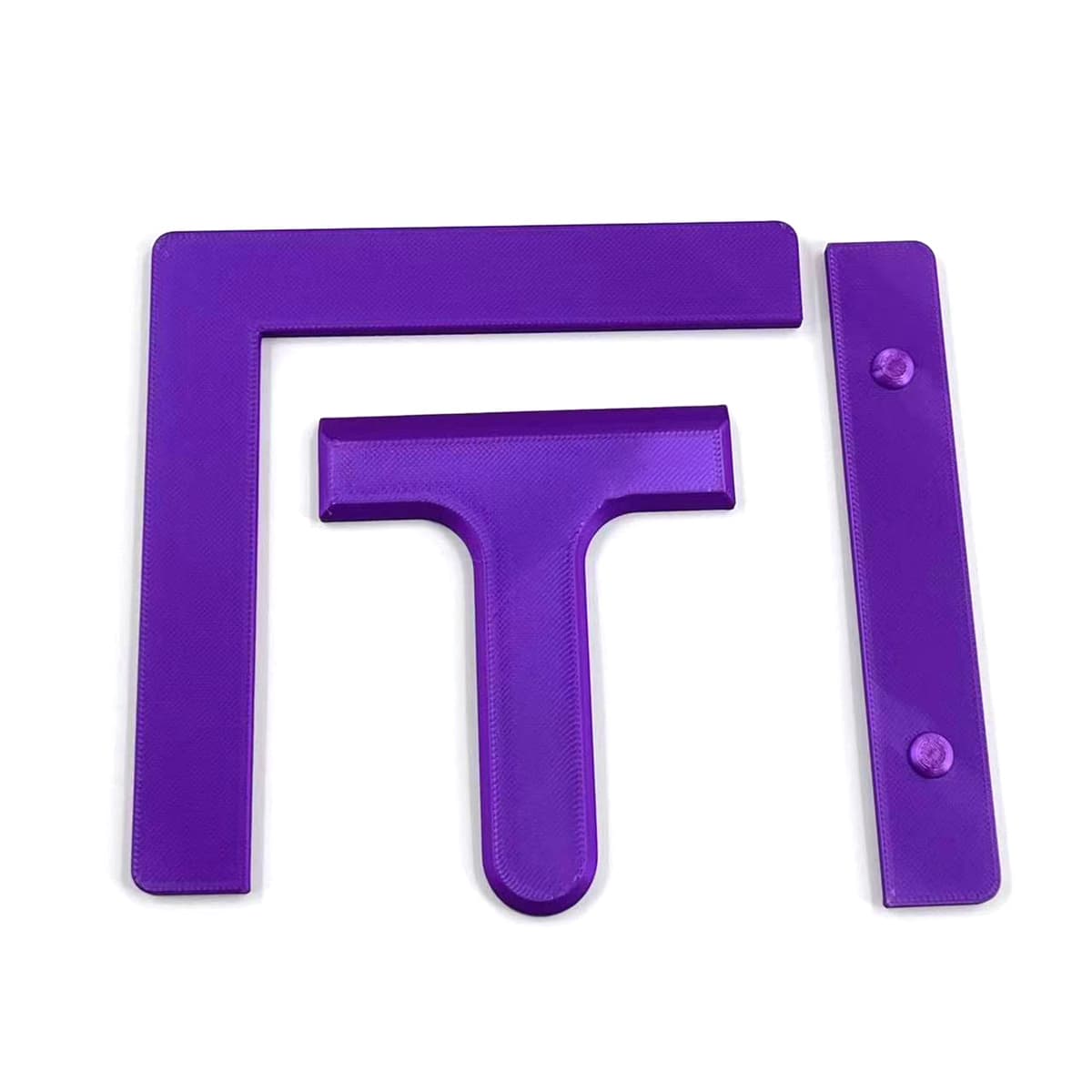 TEMU Diamond Painting Alignment Tools: Horizontal Ruler, Right-angle Ruler, And Pusher Tool-designed To Assist In Diamonds With The Canvas, Making The Diamond Painting Easier. Complete Tool Kit