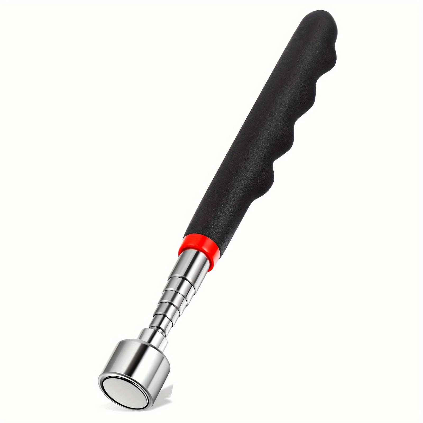 TEMU Telescopic Magnetic Grabber Tool, Non-electric, Iron Material, Ideal For Automotive & Construction, Hard-to-reach Areas, No Battery Required