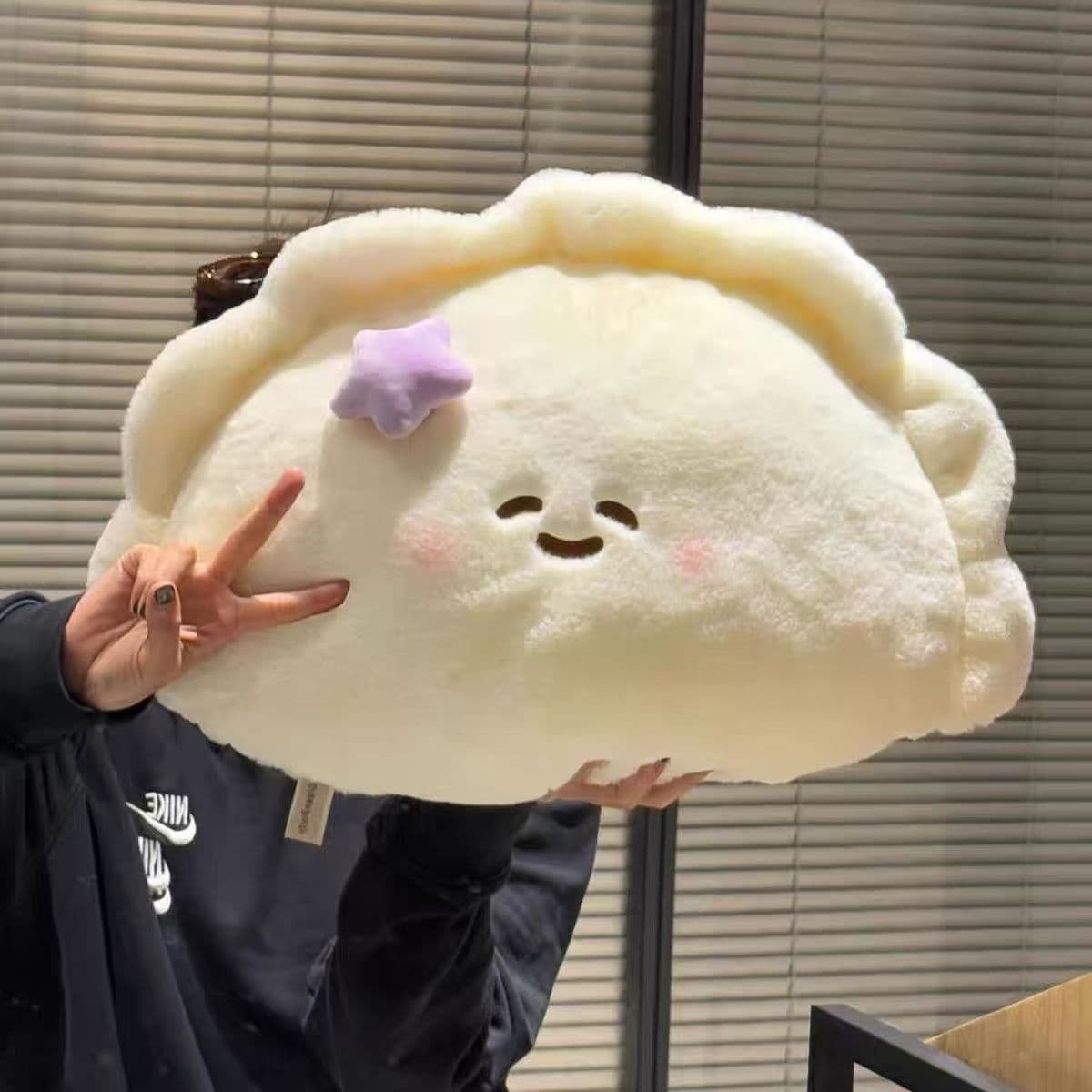 TEMU Cute Dumpling Pillow, Bedside Pillow, Nap Cushion, Creative Dumpling Pillow For Birthday And Valentines Day Gifts