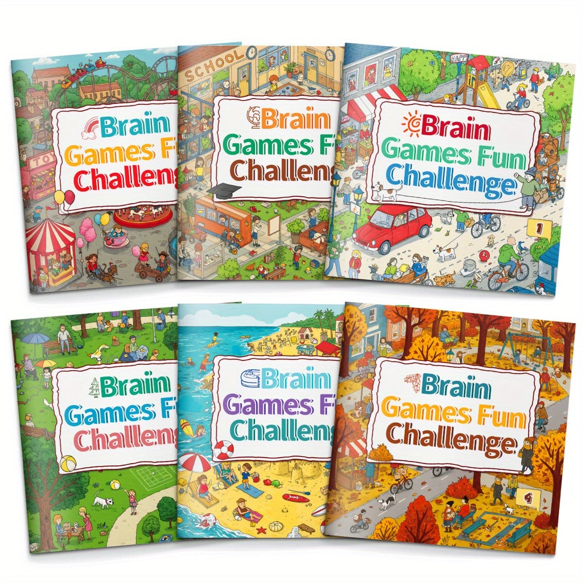 TEMU Strengthen Your Kid's Brainpower With Enjoyable Brain Teasers Hidden In Children's Image-based Enigmatas