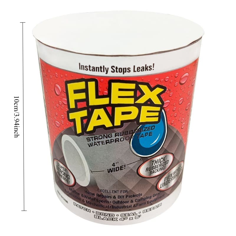 TEMU Heavy-duty Waterproof Tape - Extra Strong Adhesive, Fast-sealing, Extreme Temperature Resistance, For Plumbing, Roofing, Pool, Rv, Indoor/outdoor Repairs- (, )- Ideal For Professionals