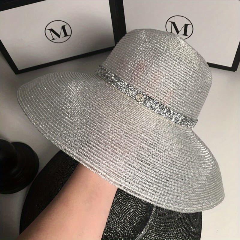 TEMU This New Women's Sun Hat Is A Stylish And Versatile Hat, Perfect For Spring And Summer Wear. The For Beach And Stylish Round-top Hats.