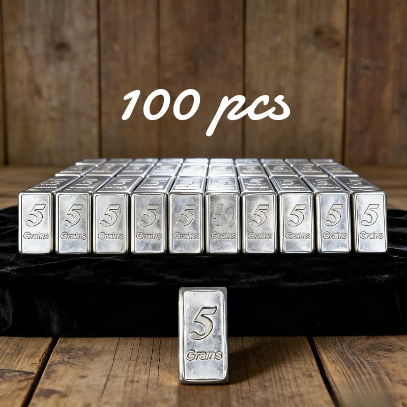 TEMU 100pcs Bars - Pure Collectible (2024 Us Cast) - Perfect For Collectors - Perfect Gift For
