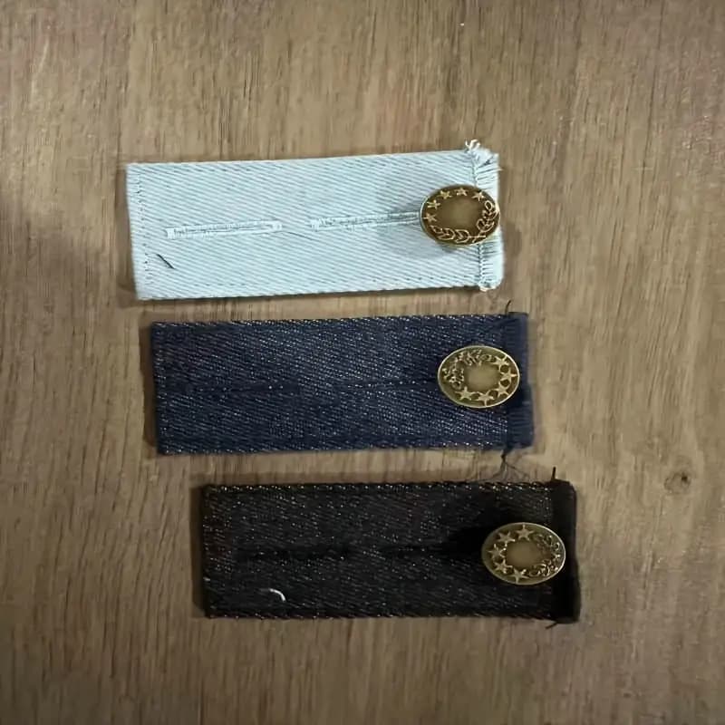 TEMU 3pcs Seamless Pants Extension , Removable Waist Size Adjustment Button, A Magical Tool For Expanding The Waist Of Jeans