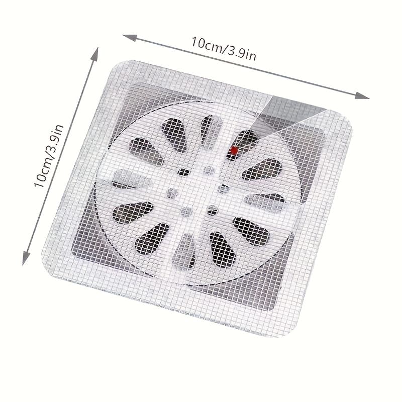 TEMU 100pcs Self-adhesive And Insect-proof Floor Drain Stickers, Suitable For Shower Rooms, Kitchen Sink, And Bathroom Drains- And Insect-proof Floor Drain Covers