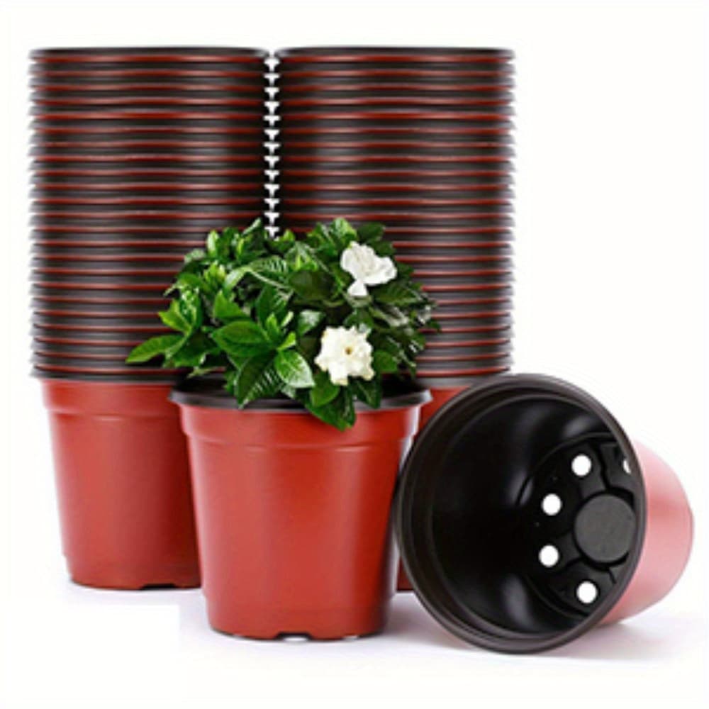 TEMU 100pcs Seed Starter Kit, Nursery Pots Plant Grow Cups With Drainage Holes, For Seedlings, Succulents, , Herbs Planting