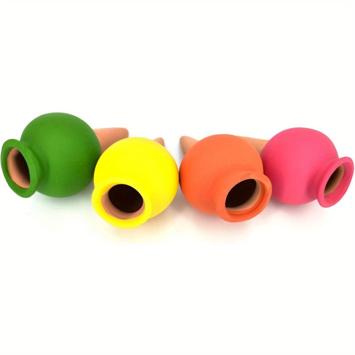 TEMU 4 Packs Terracotta Self Watering Devices Premium Self Watering Spikes Upgraded Planter Insert Device Irrigation Dripper Professional Garden Automatic Plant Accessories (clay Pots)