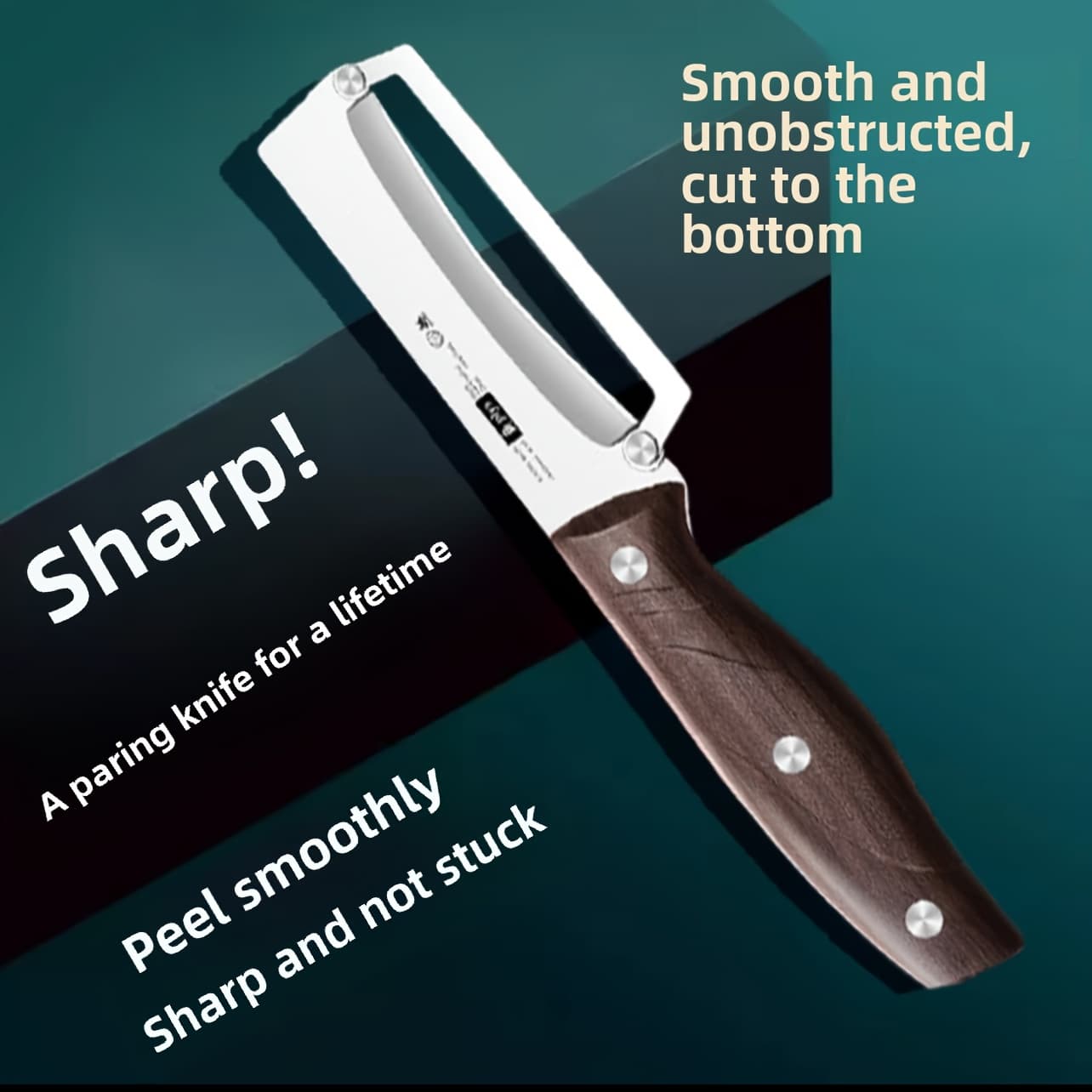 TEMU 1pc Stainless Steel Vegetable Peeler - Sharp Ergonomic Kitchen Tool With Textured Grip For Pineapple, & Fruits | Durable Food Service & Home Use | Right-handed Design, Highquality Blade