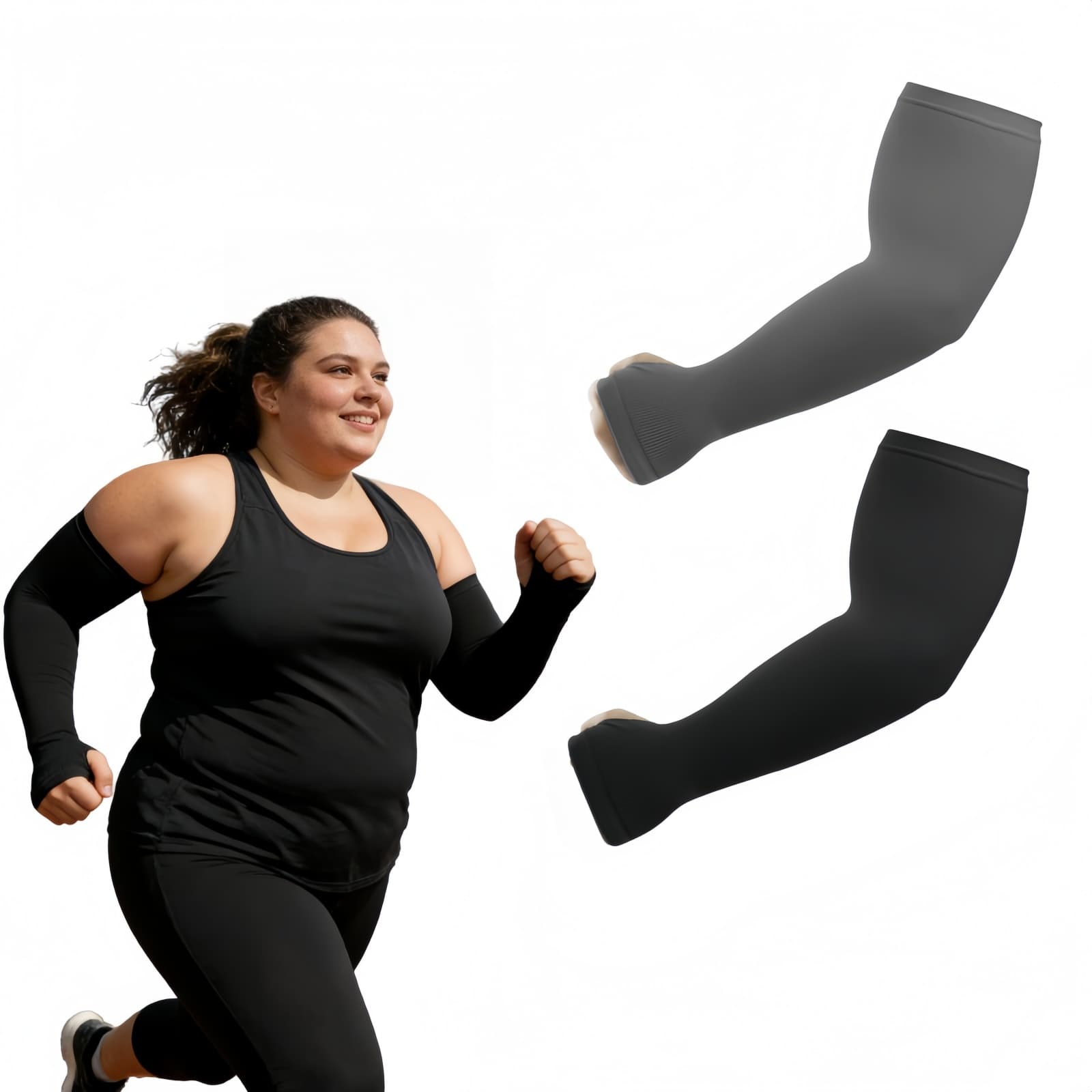 TEMU Of Oversized Summer Cooling Arm Sleeves, Featuring High And Breathable Compression, Suitable For Men And Women, Ideal For Outdoor Activities, Daily , And Tattoo Coverage