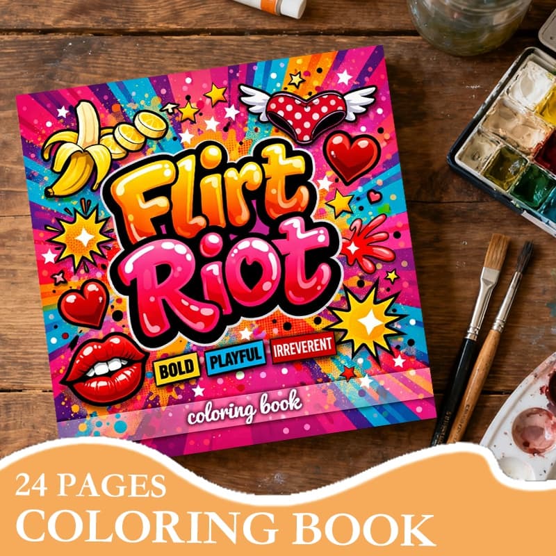 TEMU Adult Coloring Book Suitable For Relax & Mindfulness - Banana & Star Pages With For Coloring, Relaxation Gift For Adults, Office Breaks, Home Activity, Birthday Present (24 Pages)