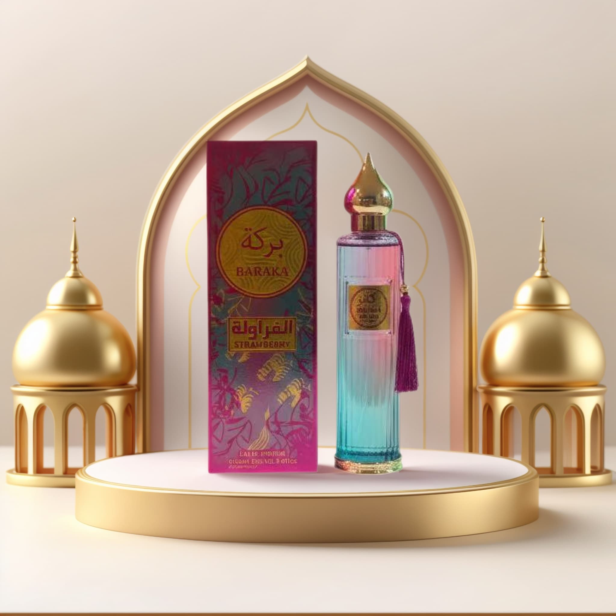TEMU 3.4 Ounces Of Arabic Women's Perfume, With A Gradient , Featuring A Rich Oriental Fragrance, Suitable For Travel And As A For Festivals.