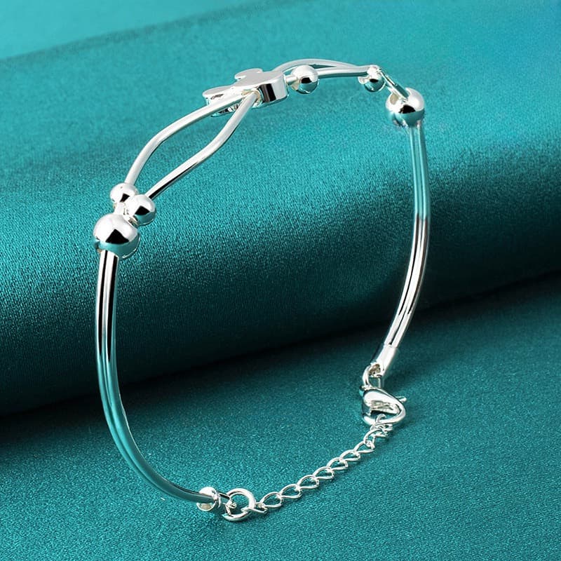 TEMU Versatile Silvery Mouse Bracelet Cute Mouse Charm Easy To Layer With Other Bracelets Suitable For Daily Wear Or Festival Looks