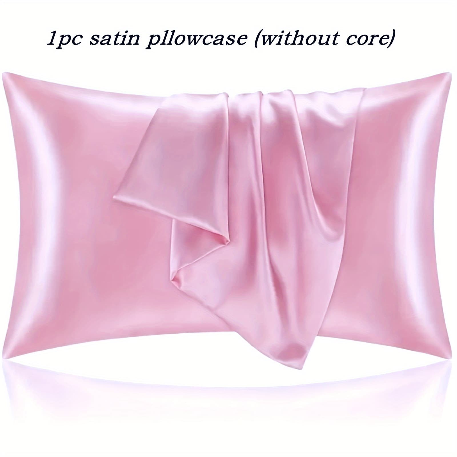 TEMU 1pc Luxurious Pillowcase With Zipper Closure - Hypoallergenic, Machine Washable No Pillow Insert Included