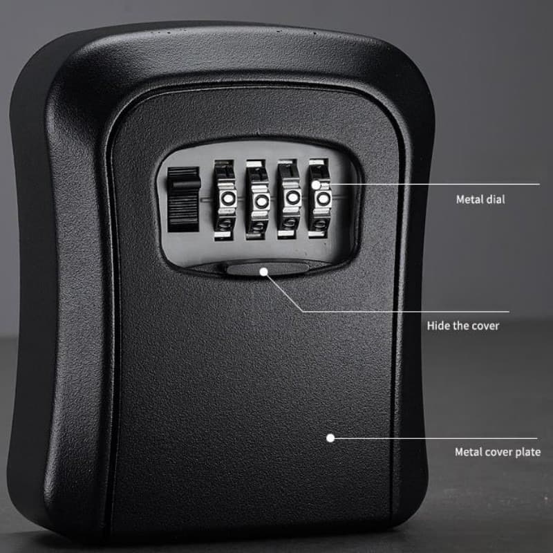 TEMU A Wall-mounted Key Lock Box Suitable For Industrial And Commercial Use, Of To 8 Keys. This Weatherproof Features A Sliding Cover And Is Designed As Lock To Secure Your