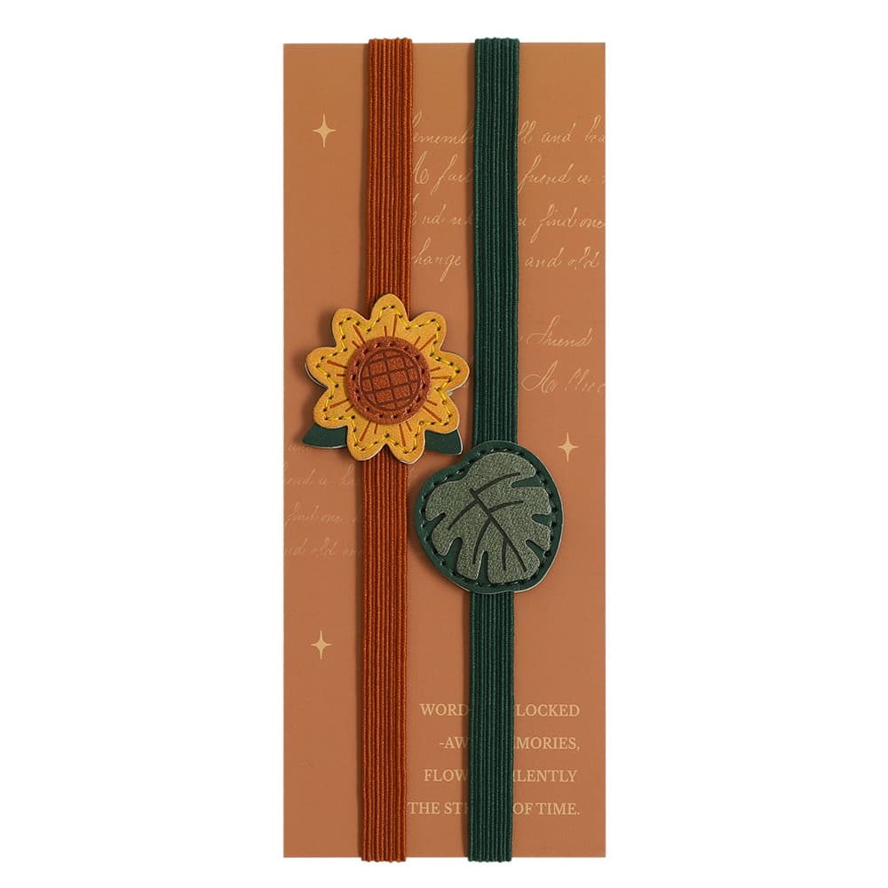 TEMU Pack Of 2 Secure Page Holders And Closure Straps Lovely Elastic Book Bands And Page Markers For Journals, Notebooks, Planners, Hardcover Books, Reading Aid Additions For Book Lovers