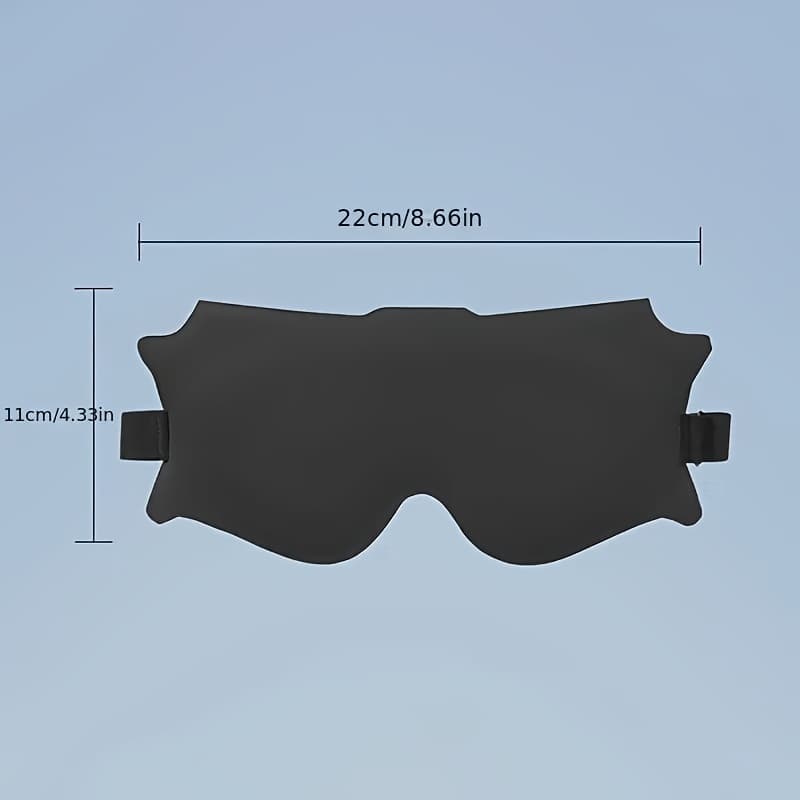TEMU Sleep Mask- Adjustable 3d Contour Eye Cover, Blocking For Sleep, Shift Work, Napping, Travel& Relaxation- Comfortable, Soft, Breathable Night Eye Mask, Suitable For All Genders