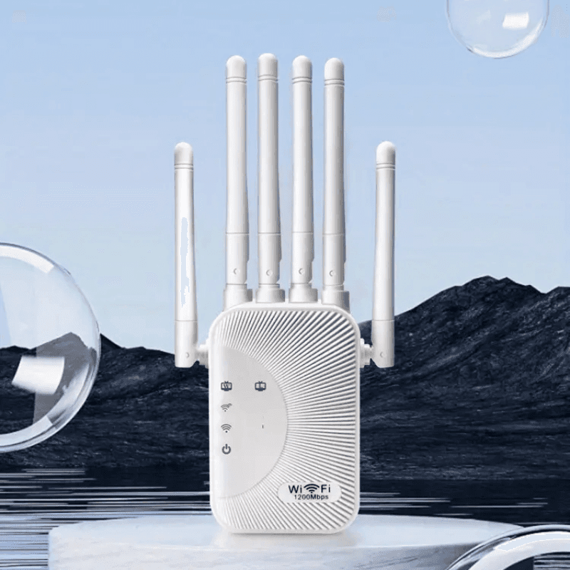 TEMU Ourlife Wifi Extender Signal Enhancer, 2.4ghz , Wifi Extender, Wifi Repeater With Ethernet Port, 6 360 °, Coverage Up To 11000 . Home/shopping Mall/coffee Shop Use