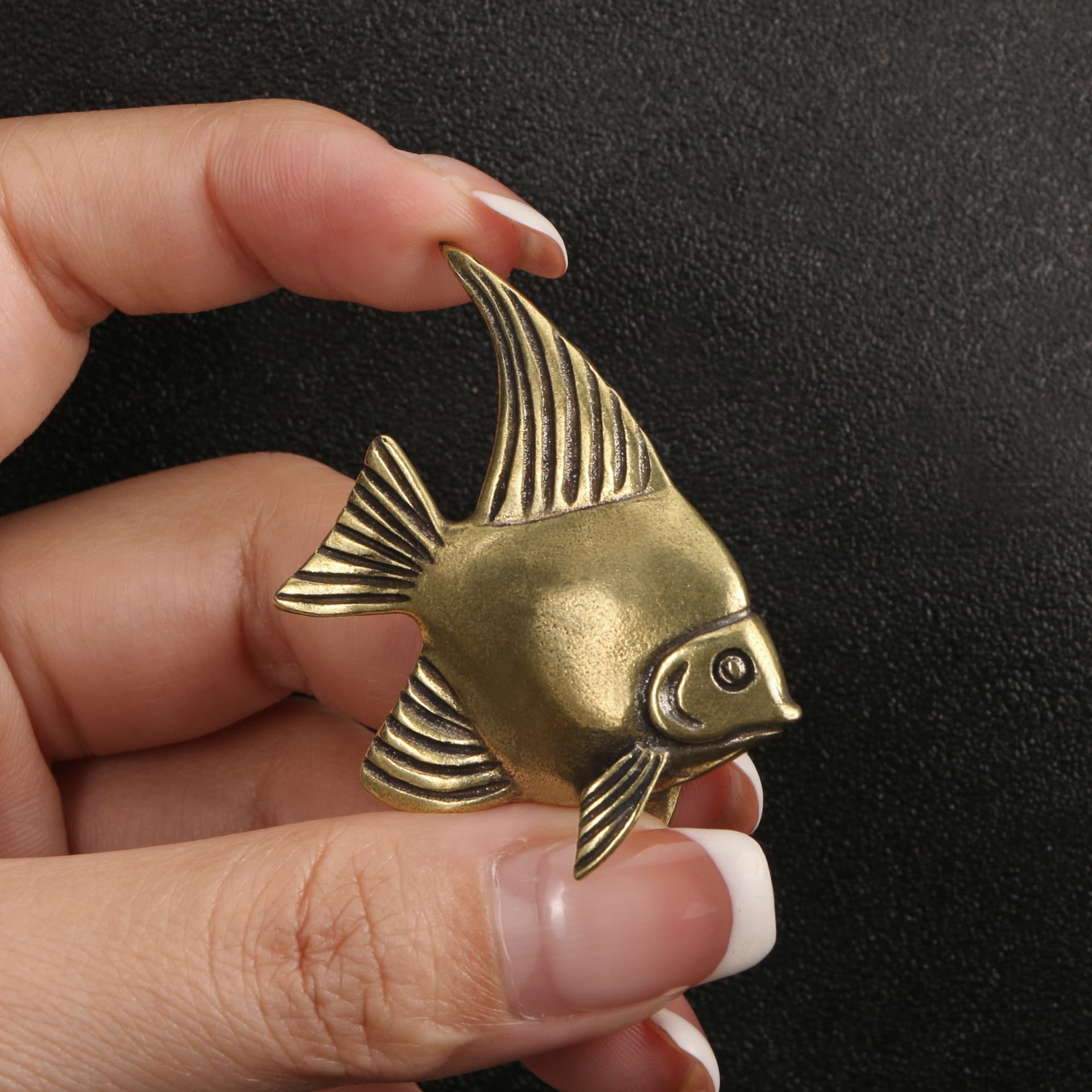 TEMU Duck Brass Statuette Ornament, Office Desk Hand Piece, Gift For Colleagues, Desktop Living Room Bedroom Christmas Decoration