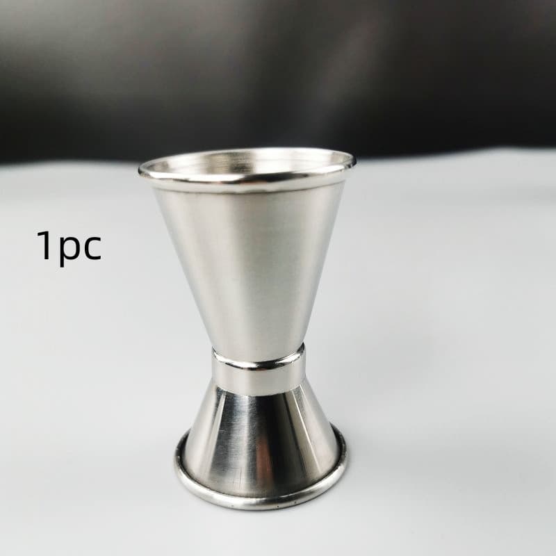 TEMU 1pc Stainless Steel Shaker Measure Cup Drink Spirit Measure Jigger Kitchen Gadgets