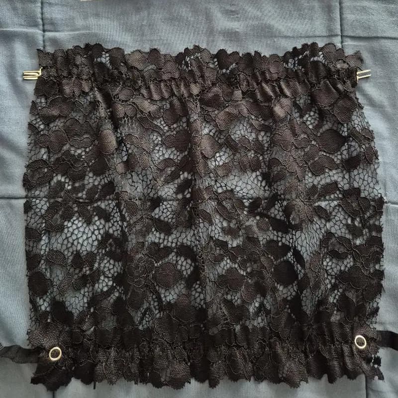 TEMU New 4 Lace Women's Vest Cover - Low Neck Splicing, Perfect For Bra Padding, Lace Trim, Lace