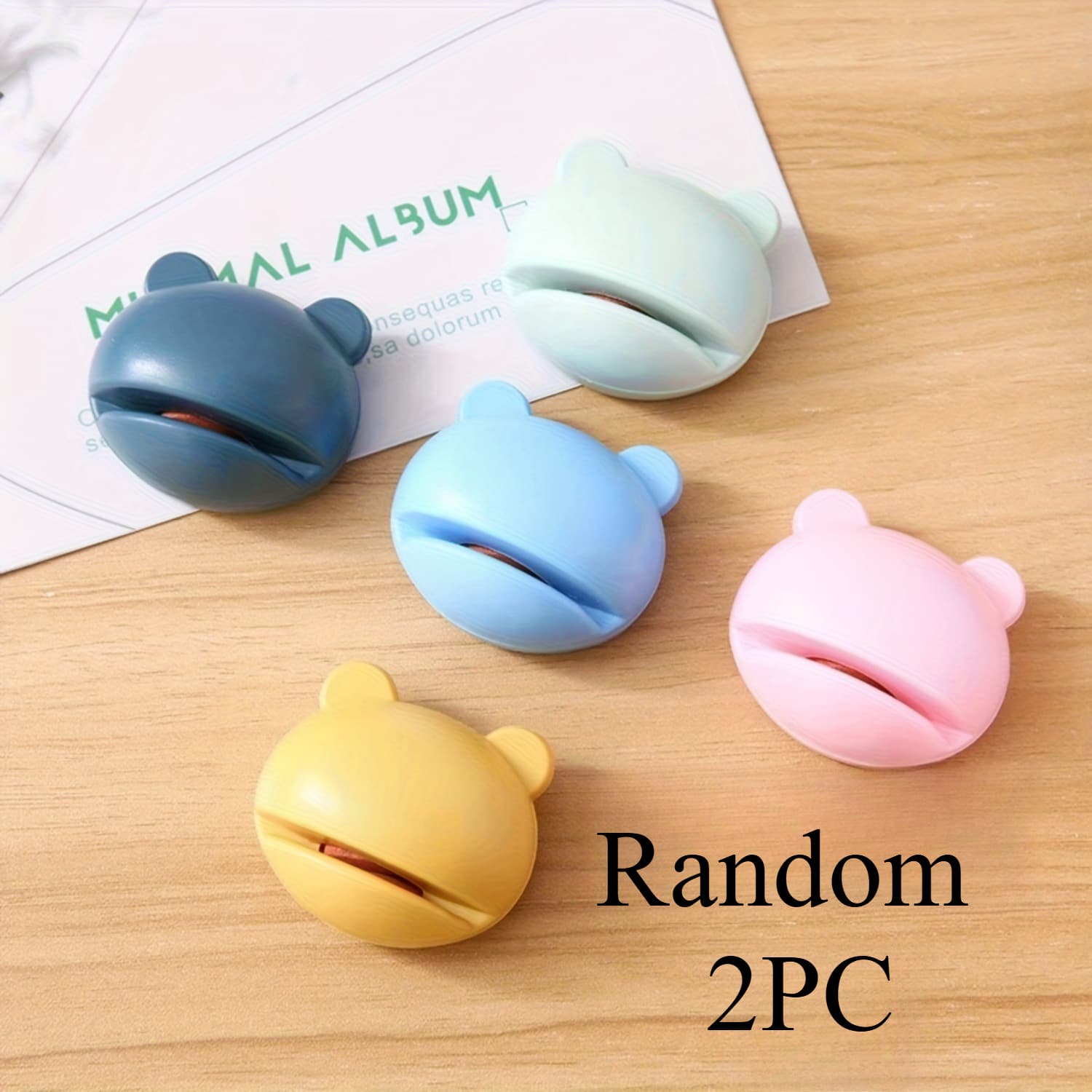 TEMU 2-pack Cartoon Frog Sharpening Stones | Portable Knife And Scissor Sharpener For Outdoor Camping, Sharpening Tool, Plastic Material