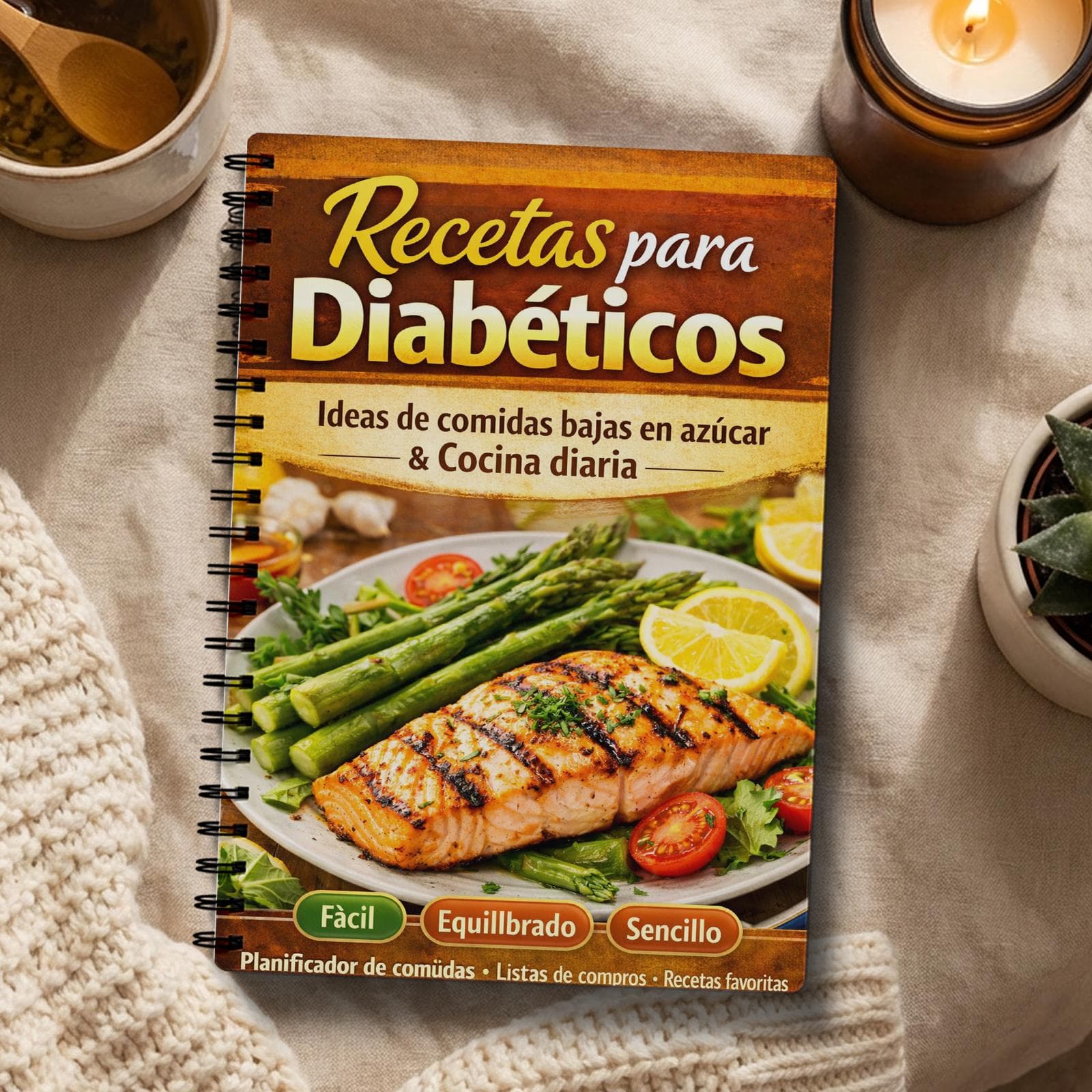 TEMU Diabetes Meal Planner For Type 2 Diabetes Spiral Bound | Food Log, Weekly Meal Plan And Blood Sugar Tracking Journal, Planner For Beginners Managing Diet And