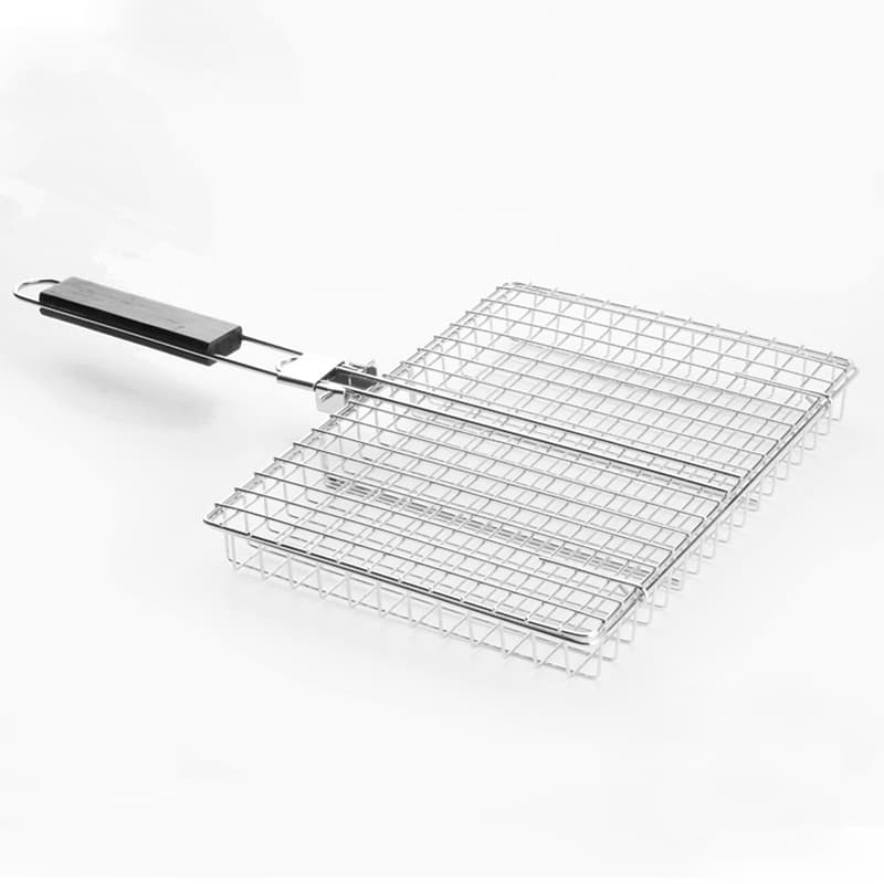 TEMU 1pc, Bbq Grill Grate, Fish And Vegetable Grilling Tool, Outdoor Multi-functional Fish And Chicken Grilling Rack