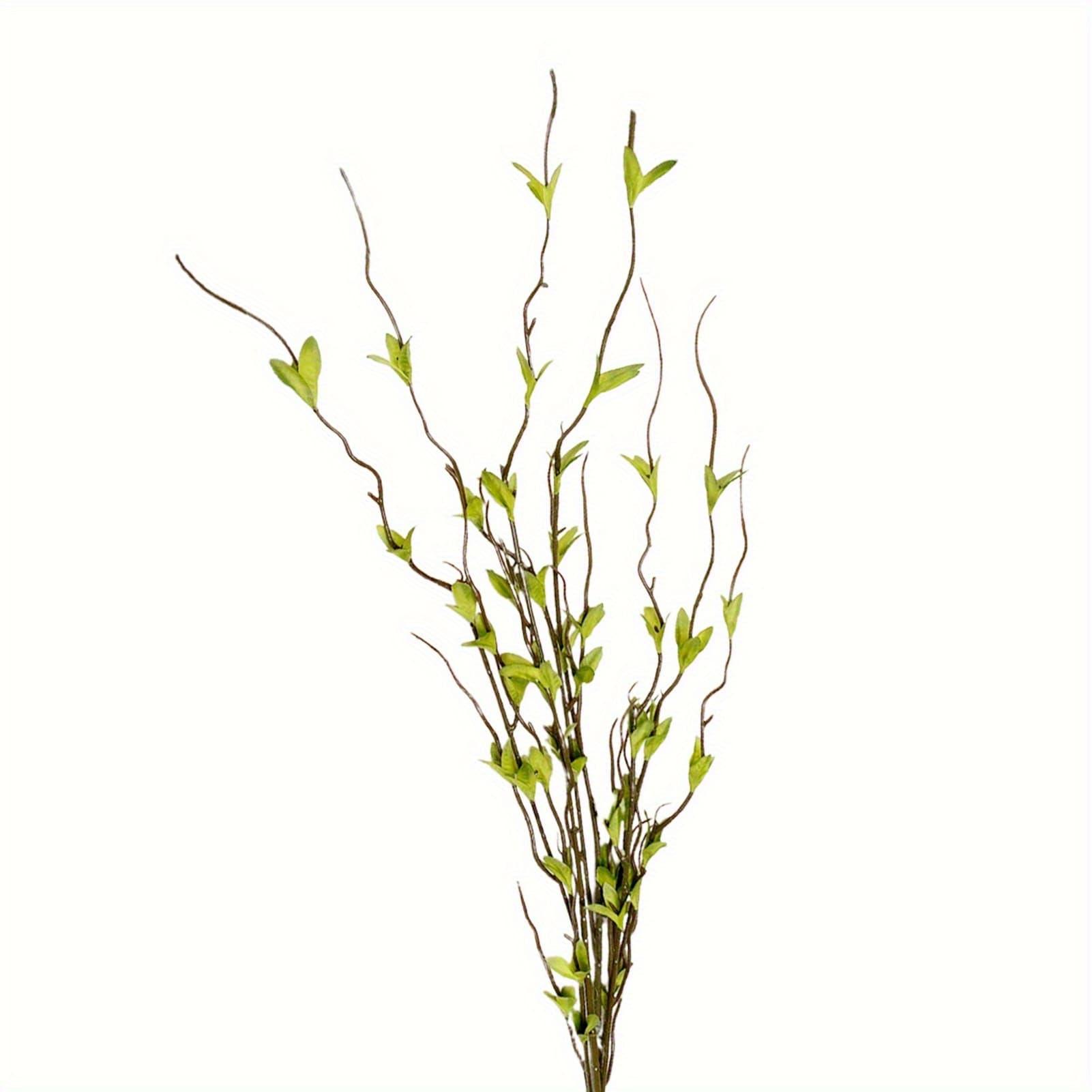 TEMU Realistic Frosted Berry Stems- Artificial Snow Branches W/ Red Buds, Indoor/outdoor For Weddings& Gardens