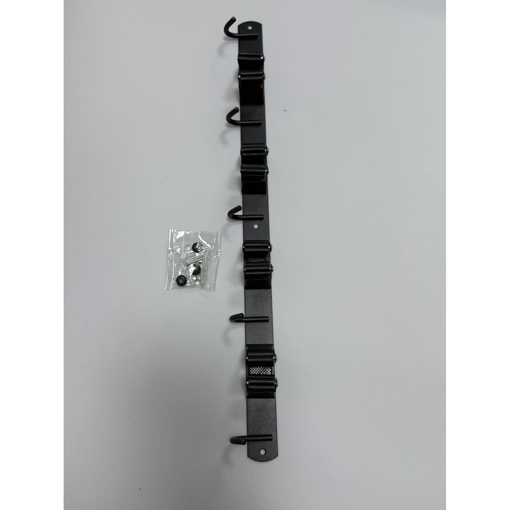 TEMU A Set Of Heavy-duty Stainless Steel Mop And Broom Wall-mounted Rack, Storage Shelf For Organizing Tools, Suitable For Balcony, Garden, Laundry Room, And Garage, In Black, Storage Racks