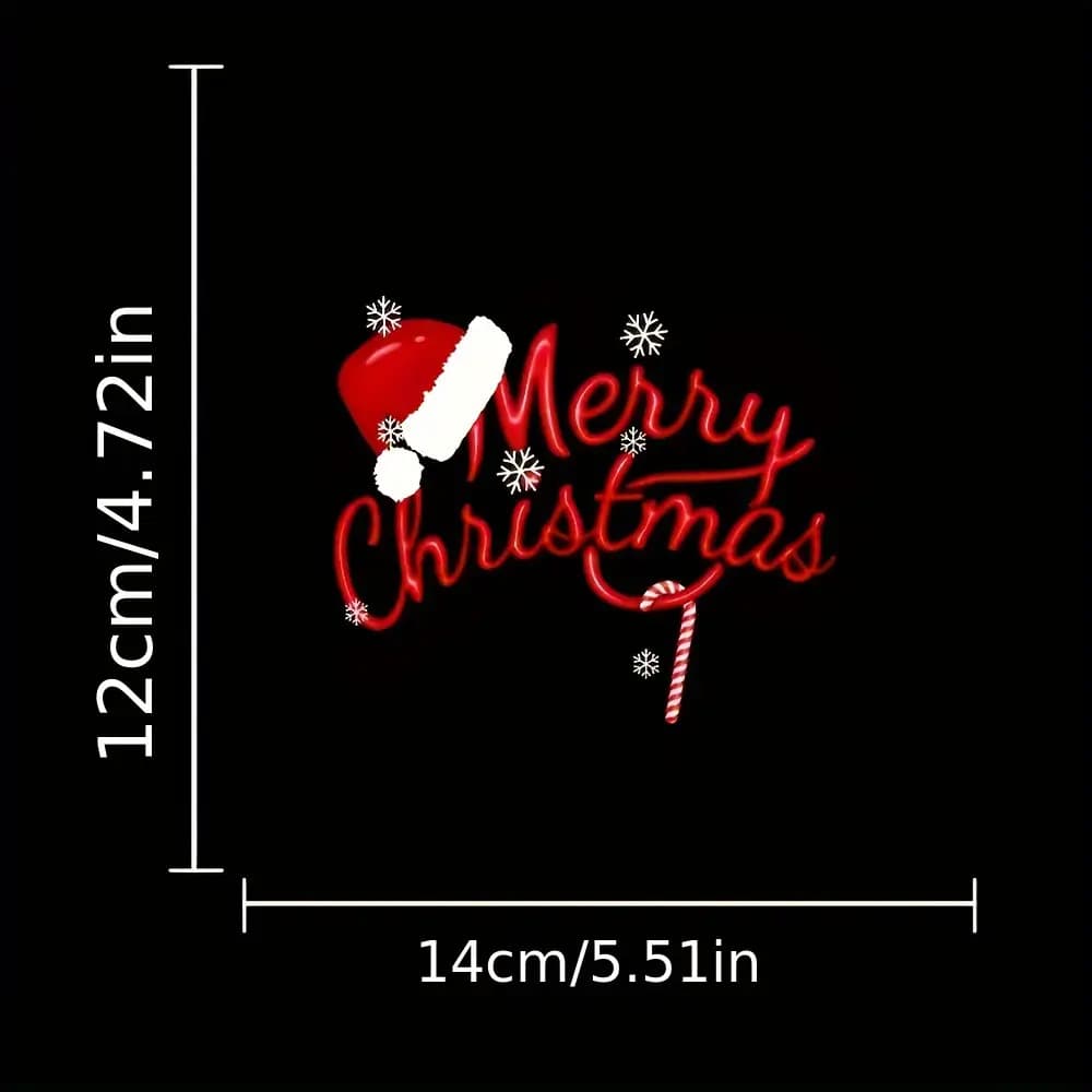 TEMU 4 Options Santa Hat Car Window Sticker, Suitable For Glass, Metal, Ceramic , Perfect Christmas And Halloween Gift- Easy To Apply And Remove, No Residue Glue!