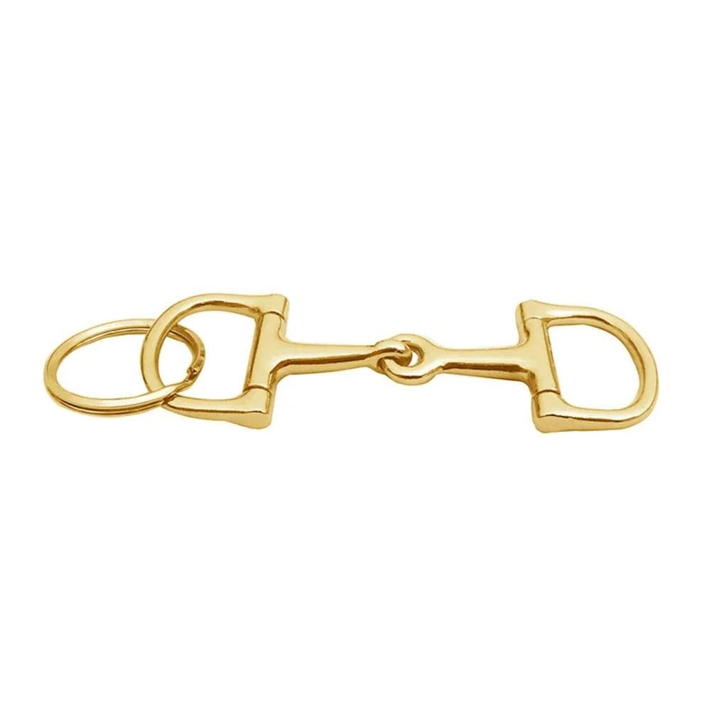 TEMU 1pc D-shaped Keychain Durable Silvery D -alloy Horse Bits Key Chain Decoration Gift For Men Women